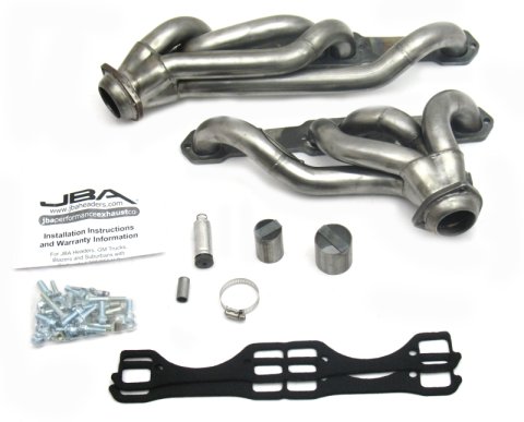JBA 87-91 Chevrolet Blazer 5.0L/5.7L w/o A.I.R. 1-5/8in Primary Raw 409SS Cat4Ward Header thumbnail 5