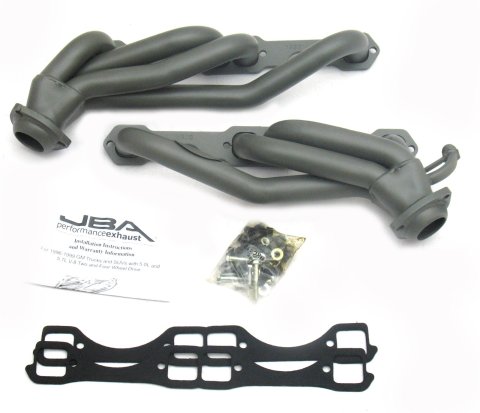 JBA 96-00 GM Truck 5.0L/5.7L SBC w/o A.I.R. 1-1/2in Primary Ti Ctd Cat4Ward Header thumbnail 1