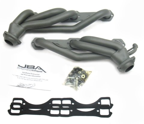 JBA 96-00 GM Truck 5.0L/5.7L SBC w/o A.I.R. 1-1/2in Primary Ti Ctd Cat4Ward Header thumbnail 5