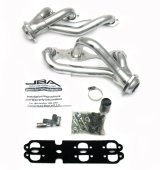JBA 88-95 & 02-03 GM S-Truck 4.3L V6 4WD 1-1/2in Primary Silver Ctd Cat4Ward Header thumbnail 1
