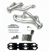 JBA 88-95 & 02-03 GM S-Truck 4.3L V6 4WD 1-1/2in Primary Silver Ctd Cat4Ward Header thumbnail 4