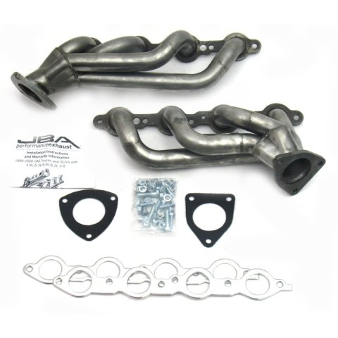 JBA 03-06 GM Truck 6.0L LS w/o EGR 1-5/8in Primary Raw 409SS Cat4Ward Header thumbnail 1