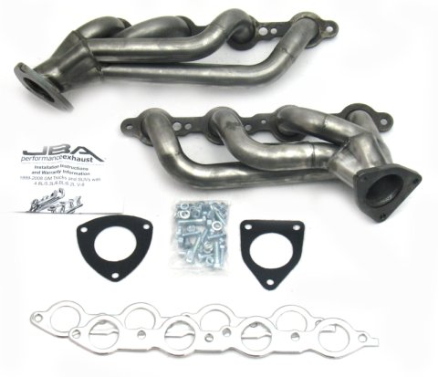 JBA 03-06 GM Truck 6.0L LS w/o EGR 1-5/8in Primary Raw 409SS Cat4Ward Header thumbnail 2
