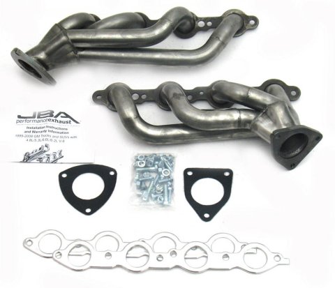 JBA 03-06 GM Truck 6.0L LS w/o EGR 1-5/8in Primary Raw 409SS Cat4Ward Header thumbnail 3