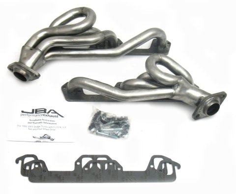 JBA 96-03 Dodge Truck 5.2L/5.9L Magnum 1-1/2in Primary Raw 409SS Cat4Ward Header thumbnail 2