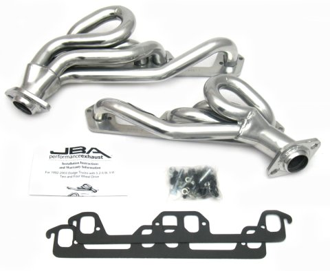 JBA 96-03 Dodge Truck 5.2L/5.9L Magnum 1-1/2in Primary Silver Ctd Cat4Ward Header thumbnail 5