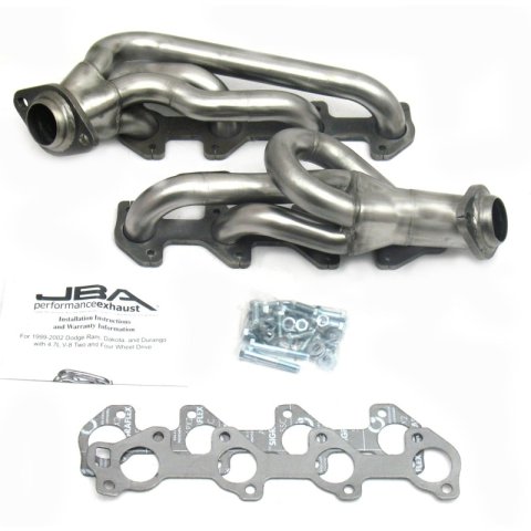 JBA 00-03 Dodge 4.7L PowerTech 1-1/2in Primary Raw 409SS Cat4Ward Header thumbnail 5