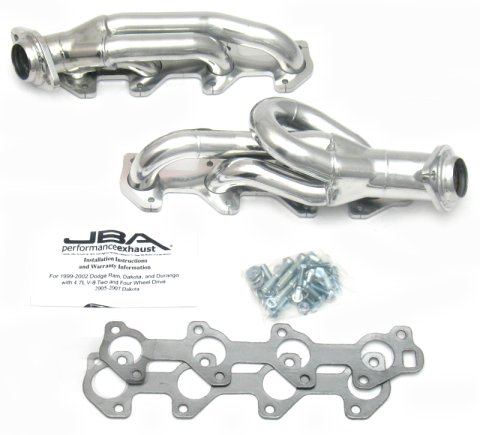 JBA 04-07 Doge Dakota 4.7L PowerTech 1-1/2in Primary Silver Ctd Cat4Ward Header thumbnail 5
