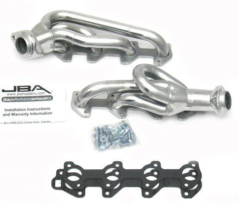 JBA 00-03 Dodge 4.7L PowerTech 1-1/2in Primary Silver Ctd Cat4Ward Header thumbnail 1