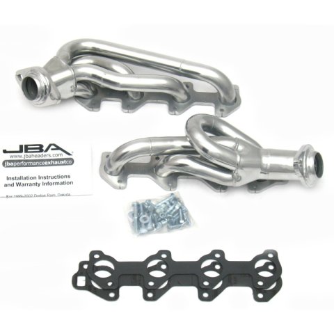 JBA 00-03 Dodge 4.7L PowerTech 1-1/2in Primary Silver Ctd Cat4Ward Header thumbnail 4
