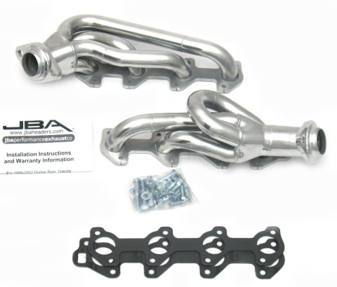 JBA 00-03 Dodge 4.7L PowerTech 1-1/2in Primary Silver Ctd Cat4Ward Header thumbnail 5