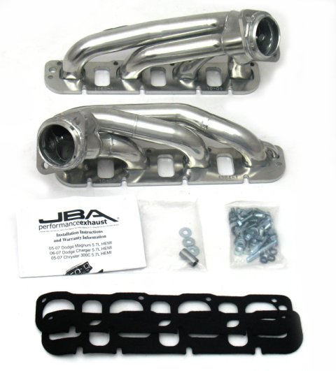 JBA 09-20 Chrysler 5.7L HEMI 1-3/4in Primary Silver Ctd Cat4Ward Header thumbnail 1