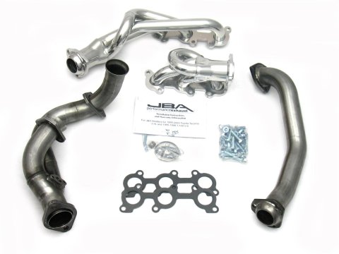 JBA 95-00 Toyota 3.4L V6 w/o EGR 1-1/2in Primary Silver Ctd Cat4Ward Header thumbnail 1
