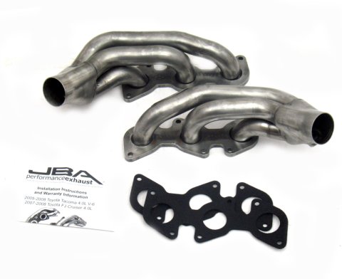 JBA 03-09 Toyota 4.0L V6 w/o A.I.R. 1-1/2in Primary Raw 409SS Cat4Ward Header thumbnail 2