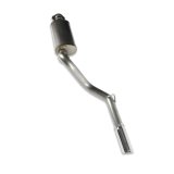 JBA 00-06 Jeep Wrangler TJ 2.5L/4.0L 304SS Single Rear Exit Cat-Back Exhaust thumbnail 5