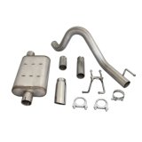 JBA 87-96 Jeep Wrangler YJ 2.5L/4.0L/4.2L 304SS Single Rear Exit Cat-Back Exhaust thumbnail 4