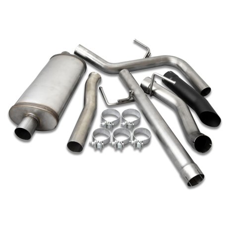 JBA 18-20 Jeep Gladiator JT 3.6L 304SS Single Rear Exit Cat-Back Exhaust thumbnail 1