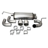 JBA 07-18 Jeep Wrangler JK 3.8L/3.6L 304SS Dual Rear Exit Axle Back Exhaust thumbnail 1