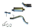JBA 19-20 Ford Ranger EcoBoost 304SS Dual Side Rear Exit Cat-Back Exhaust w/3-1/2in Tips thumbnail 2
