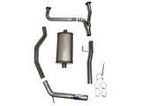 JBA 16-20 Nissan Titan XD (Excl Long Bed) 5.6L 409SS Single Rear Exit Cat-Back Exhaust thumbnail 1