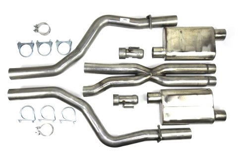 JBA 15-20 Dodge Challenger SRT8/Hellcat 6.1L/6.2L/6.4L 3in SS Dual Exit Cat-Back Exhaust thumbnail 4
