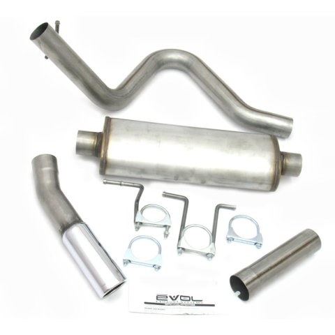 JBA 99-05 Ford Excursion 5.4L/6.8L 409SS Pass Side Single Exit Cat-Back Exhaust thumbnail 3