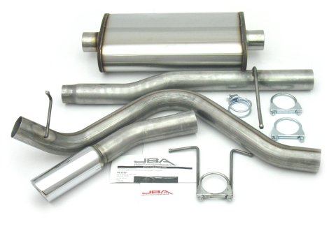JBA 01-03 Ford F-150 Super Crew 4.6L/5.4L 409SS Pass Side Single Exit Cat-Back Exhaust thumbnail 1