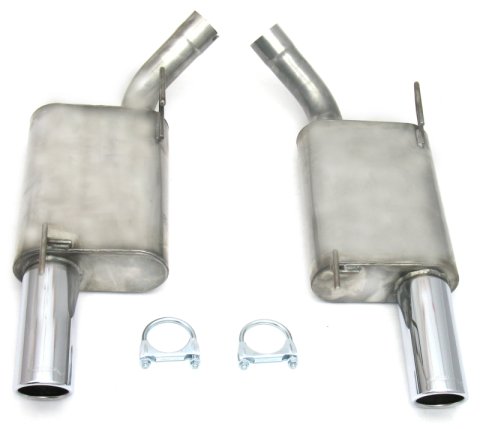 JBA 07-10 Ford Mustang GT/GT500 4.6L/5.4L 409SS Dual 3.5in Rear Exit Axle Back Exhaust thumbnail 4