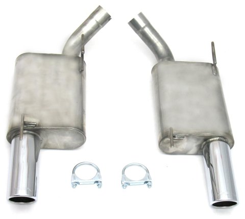 JBA 07-10 Ford Mustang GT/GT500 4.6L/5.4L 409SS Dual 3.5in Rear Exit Axle Back Exhaust thumbnail 9