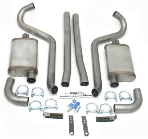 JBA 65-70 Ford Mustang 260-428 409SS Dual Turn Down Header Back Exhaust thumbnail 2