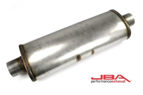 JBA Universal Chambered 304SS Muffler 22x8x5 3in Center/Center thumbnail 3