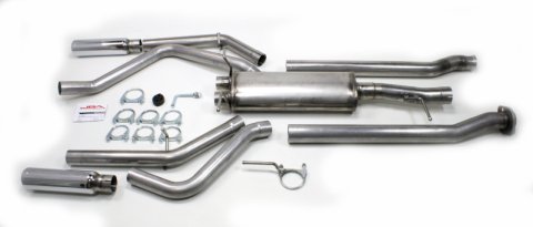 JBA 05-17 Chevrolet Silverado/GMC Sierra 4.3L/4.8L/5.3L 409SS Dual Rear Exit Cat-Back Exhaust thumbnail 2