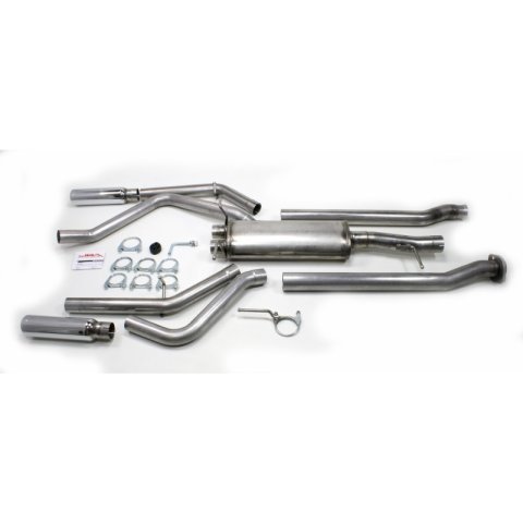 JBA 05-17 Chevrolet Silverado/GMC Sierra 4.3L/4.8L/5.3L 409SS Dual Rear Exit Cat-Back Exhaust thumbnail 7