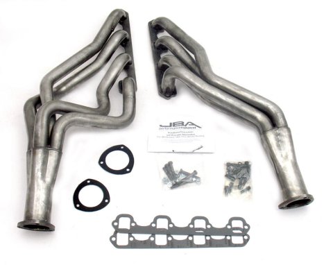 JBA 65-73 Ford Mustang 260-302 SBF 4 Speed C4/C6/AOD 1-3/4in Primary Raw 409SS Long Tube Header thumbnail 3