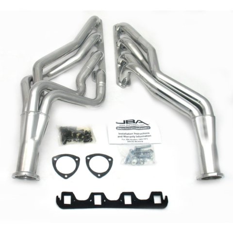 JBA 65-73 Ford Mustang 260-302 SBF 5 Speed T5/T56 1-3/4in Primary Silver Ctd Long Tube Header thumbnail 4