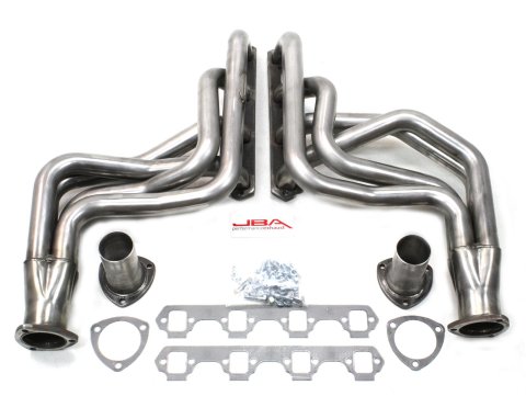 JBA 65-73 Ford Mustang 260-351W (w/Mustang II Suspension) 1-3/4in Primary Raw 409SS Long Tube Header thumbnail 2