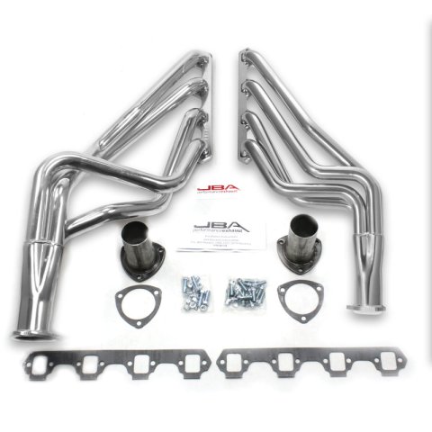 JBA 65-73 Ford Mustang 260-302/71-73 Ford 260-351W SBF 1-5/8in Primary Silver Ctd Long Tube Header thumbnail 2