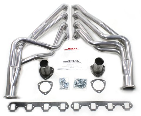 JBA 65-73 Ford Mustang 260-302/71-73 Ford 260-351W SBF 1-5/8in Primary Silver Ctd Long Tube Header thumbnail 3