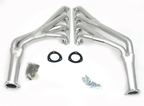 JBA 65-70 Ford Mustang 260-302 SBF 1-1/2in-1-3/4in Primary Silver Ctd Tri Y Header thumbnail 2