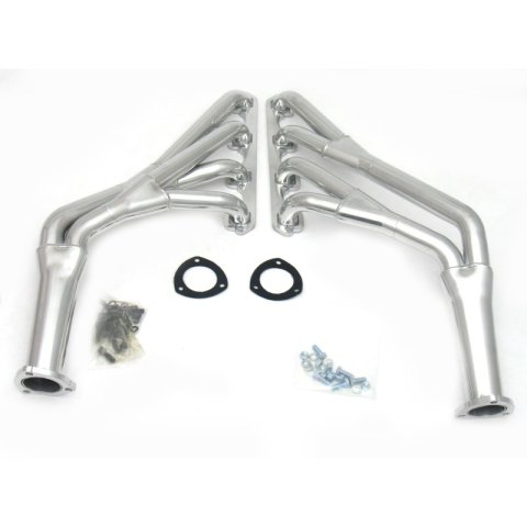 JBA 65-70 Ford Mustang 260-302 SBF 1-1/2in-1-3/4in Primary Silver Ctd Tri Y Header thumbnail 3