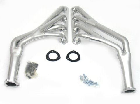 JBA 65-70 Ford Mustang 260-302 SBF 1-1/2in-1-3/4in Primary Silver Ctd Tri Y Header thumbnail 4