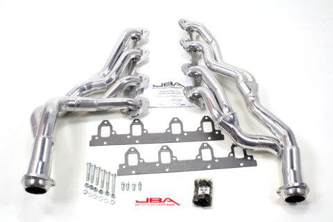JBA 67-70 Ford Mustang 390-428 FE 1-3/4in-2-1/2in Primary Silver Ctd Tri Y Header thumbnail 2