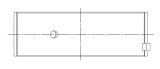 ACL 1962-1998 Ford Prod V8 255/289/302 .01mm Oversized Trimetal Rod Bearing Set thumbnail 4