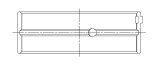 ACL Acura D16A1 / 97-01 Honda H22A4 / 98+ F23A 0.25mm Oversized High Performance Main Bearing Set thumbnail 3