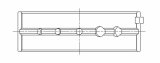 ACL Nissan SR20DE/DET GTiR Standard Size High Performance w/ Extra Oil Clearance Main Bearing Set - thumbnail 2
