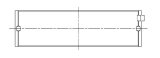 ACL Nissan VG30DETT 3.0L-V6 0.50 Oversized High Performance Main Bearing Set thumbnail 8