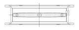 ACL Subaru EJ20/EJ22/EJ25 (For Thrust in #3 Position) 0.025mm Oversized High Performance Main Bearin thumbnail 3