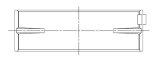 ACL Nissan RB25/RB30 0.50mm Oversized High Performance Main Bearing Set thumbnail 6