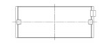 ACL 68-74 Nissan L16E/L18E 1595cc/1770cc 4cyl Standard Size High Performance Main Bearing Set thumbnail 7
