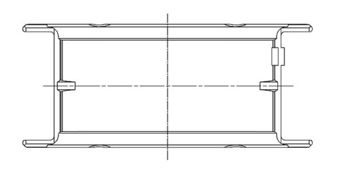 ACL 68-74 Nissan L16E/L18E 1595cc/1770cc STD Size High Perf Main Bearing Set w/.001 Oil Clearance thumbnail 2